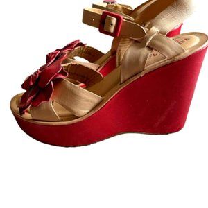 Kork-Ease Retro Flower Wedge